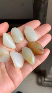 和田玉籽料原石手链
